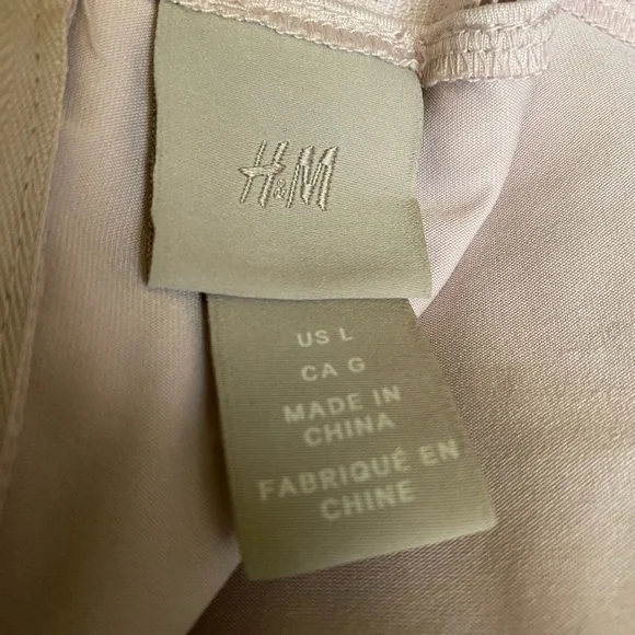 H&M NEW Women’s Purple Lilac Sleeveless Lace Pleated Dress. Size Large. - Picture 5 of 6